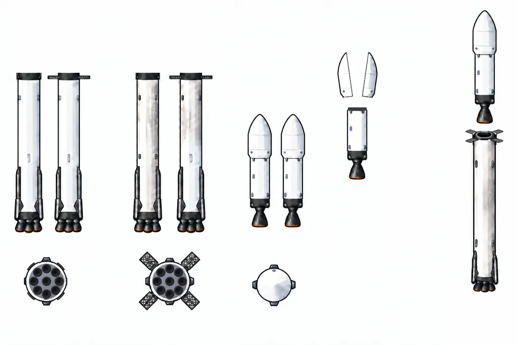 Eagle 9 の分離図
